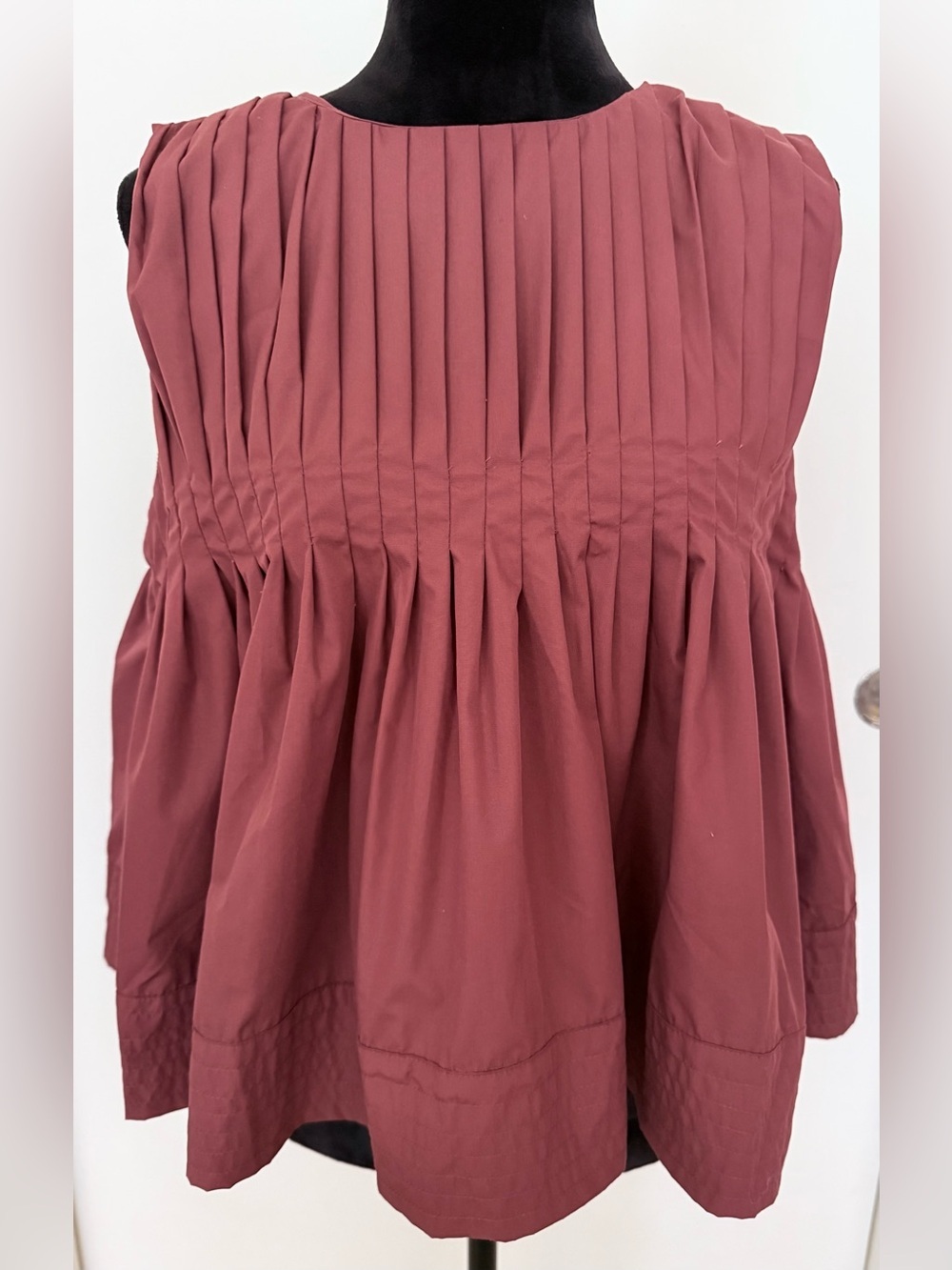 SHEIN Pleated Structured Swing Blouse - Size L - Picture 2 of 5